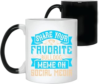 Buy Bulldog Themed Gifts to Show on Social Media Perfect for Bulldog Lovers 11oz 15oz Color Changing Mug
