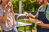 Vista 4 de Ooni Pala de pizza de madera de bambú de 12 pulgadas, espátula de pizza de 12 pulgadas, tabla de cortar pizza de madera, accesorios para horno