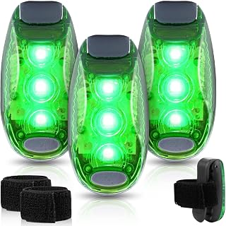 GBKDQQ LED Blinklicht Schulranzen 3er Set, Clip Sicherheit Licht Blinklicht für Kinder, Reflektoren Schulranzen Kinderwagen Licht Lauflicht Rucksack Leuchtanhänger Jogger Laufen