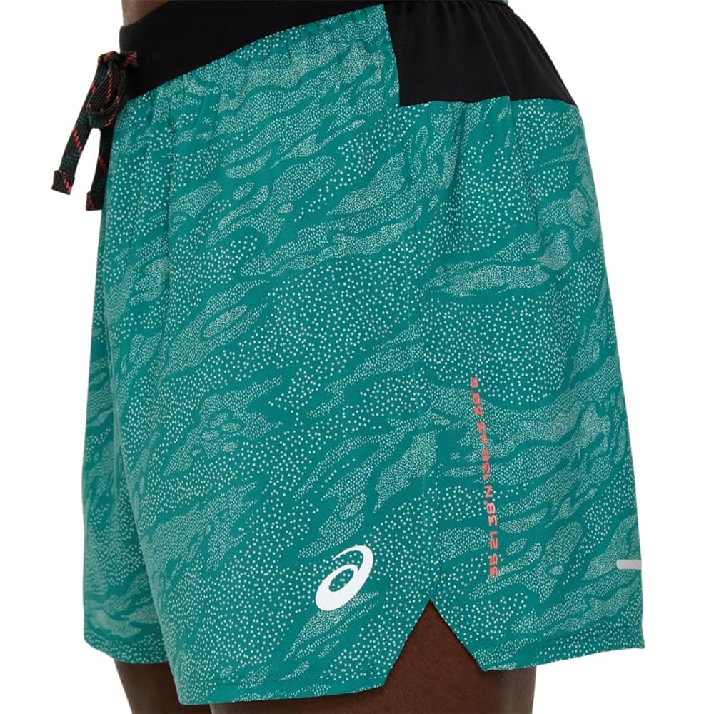 FUJI WOOL SHORTS 新品未使用 ASICS Men's Fujitrail All Over Print 5IN Short Running