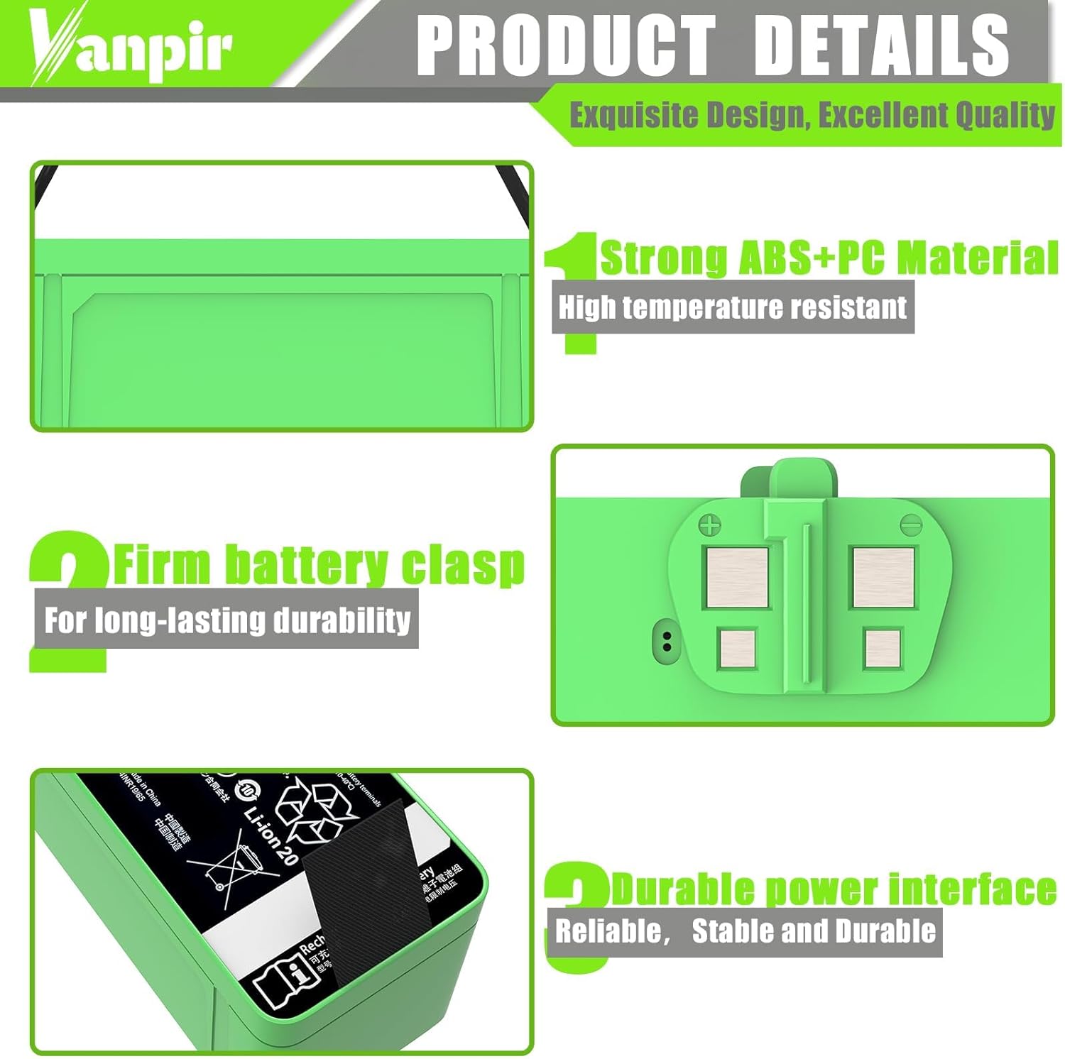 Replacement Battery for iRobot Roomba 500 600 700 800 900 Series 4376392 3300mAh Upgrade battery Compatible with Roomba 960 981 970 965 801 805 850 860 890 891 895 695 690 685 680 670 665 652 1800LI