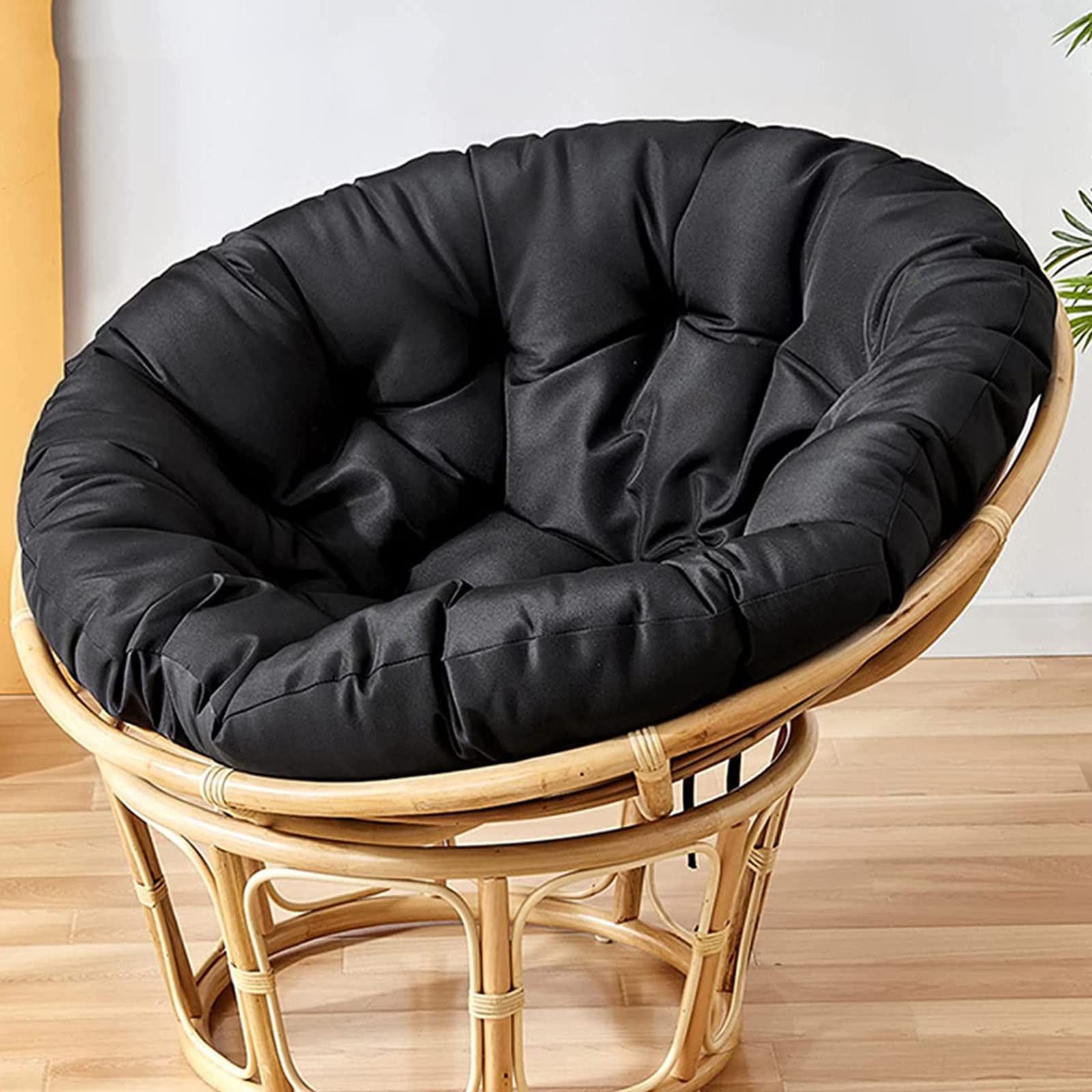 SHAIRMB Papasan Round Chair Cushions,Thick Egg Nest Seat Cushions, Waterproof Swing Chair Cushion Outdoor, Removable and Washable, Without Chair,ordinaryB,130 * 130cm