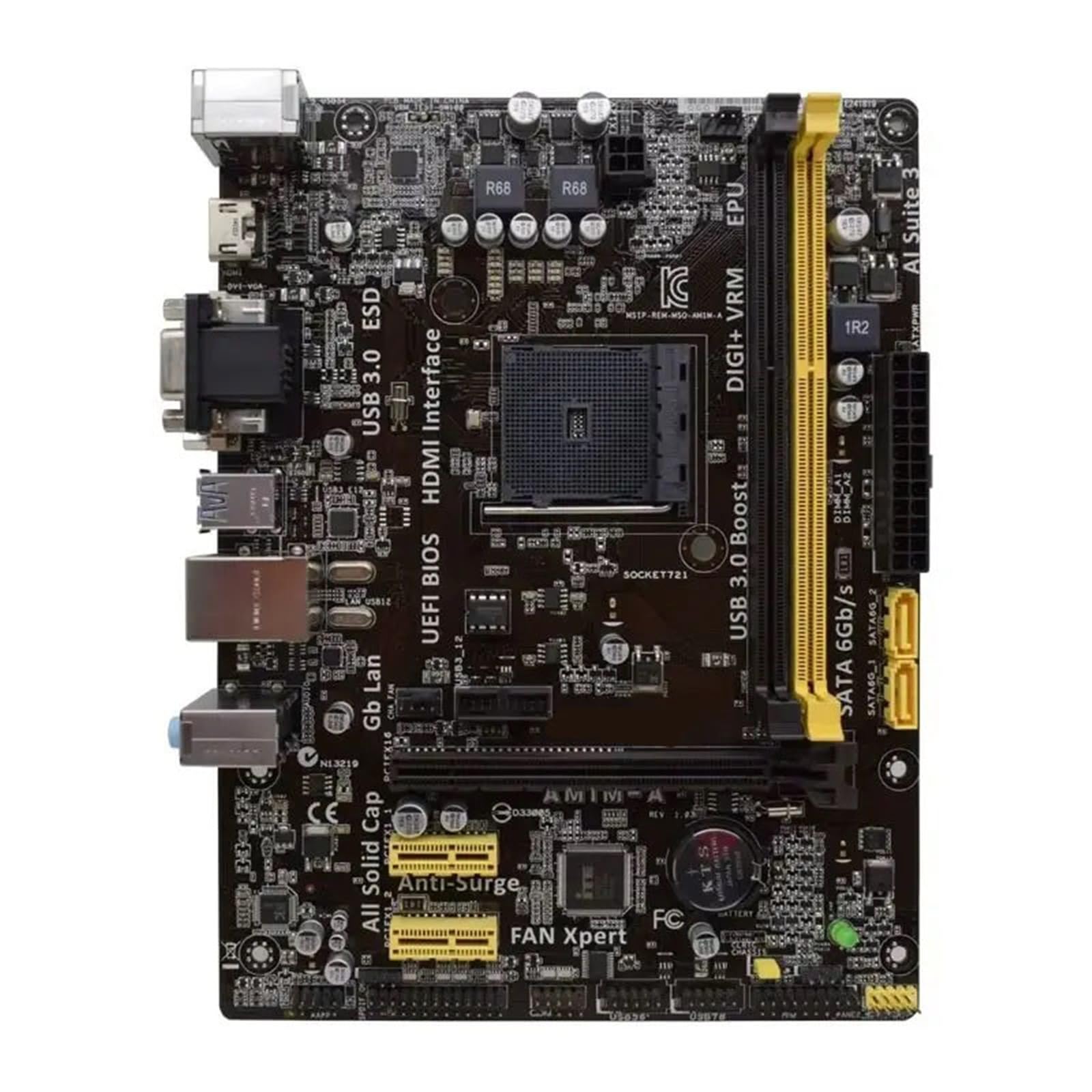Carte mère AM1 pour réparer un PC de bureau avec Athlon ou Sempron