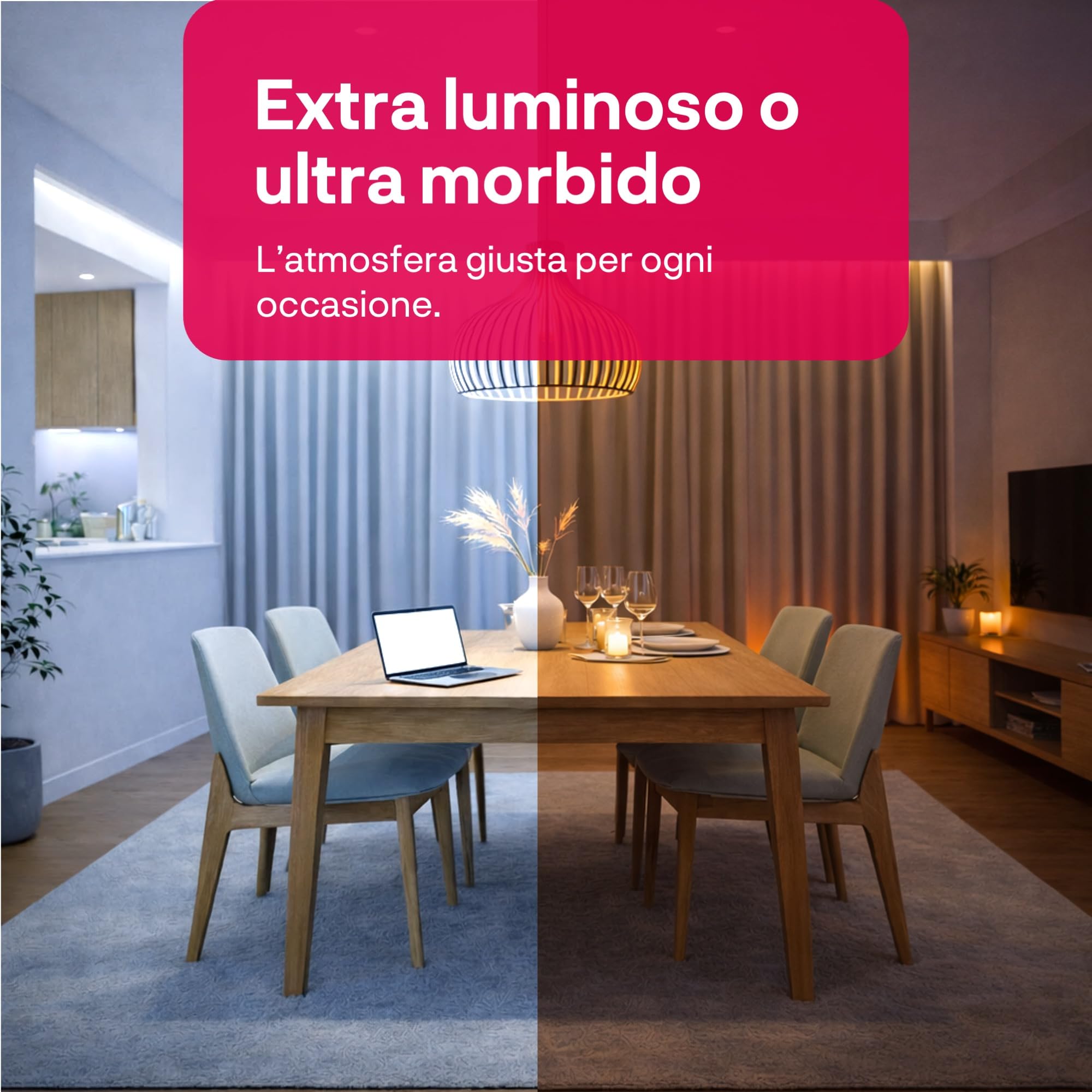 innr Striscia LED Zigbee Smart 3m, Funziona con Hue* & Alexa (hub richiesto), luce RGBW premium, ultra luminosa 2200 lm, illuminazione LED indiretta, dimmerabile, per soggiorno e camera da letto
