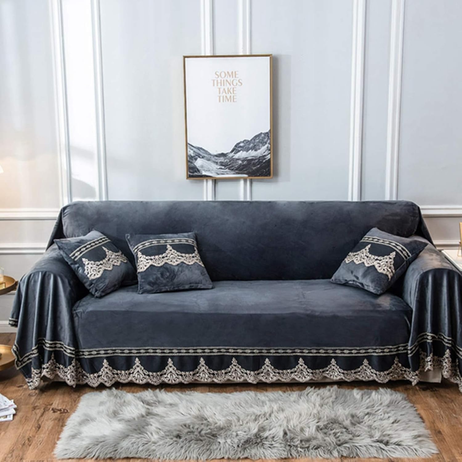 店舗 北欧 マルチカバー 多機能 ソファーカバー おしゃれ 0 300 テーブルカバー テーブル掛け 雑貨 かわいい マルチクロス 西海岸 インテリア ソファーのカバー グレー テーブルクロス 大きい 防塵 保護カバー モダン Diego Des Br