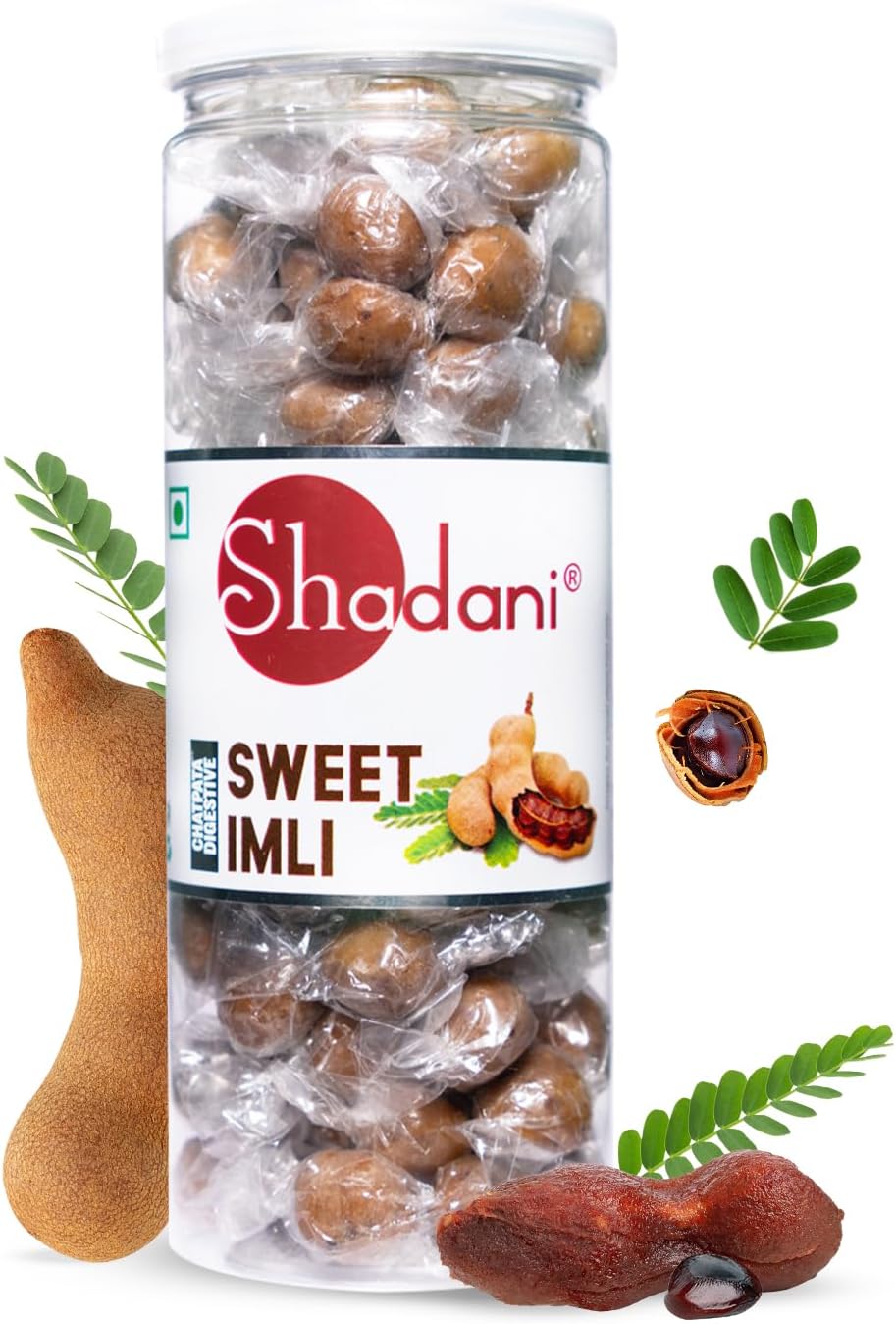 - Sweet Imli Candy (Can Of 140g) Meethi Imli Goli | Sweet Dry Tamarind Goli |Soft Chewy Tamarind Candy with Real Pulp | No Artificial Colors or Preservatives