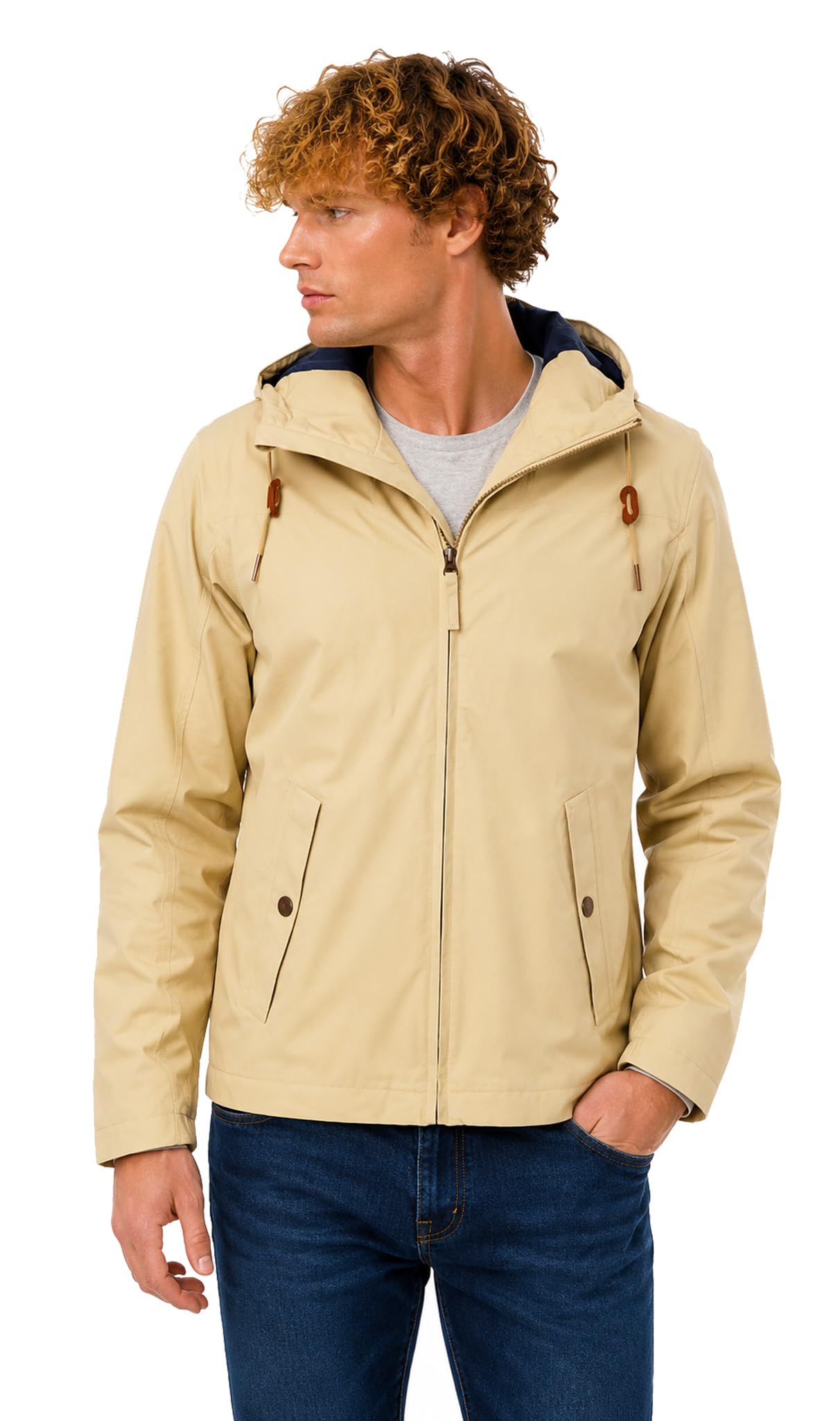 Chubasquero Timberland MT Clay resistente al agua abrigo premium con capucha 5