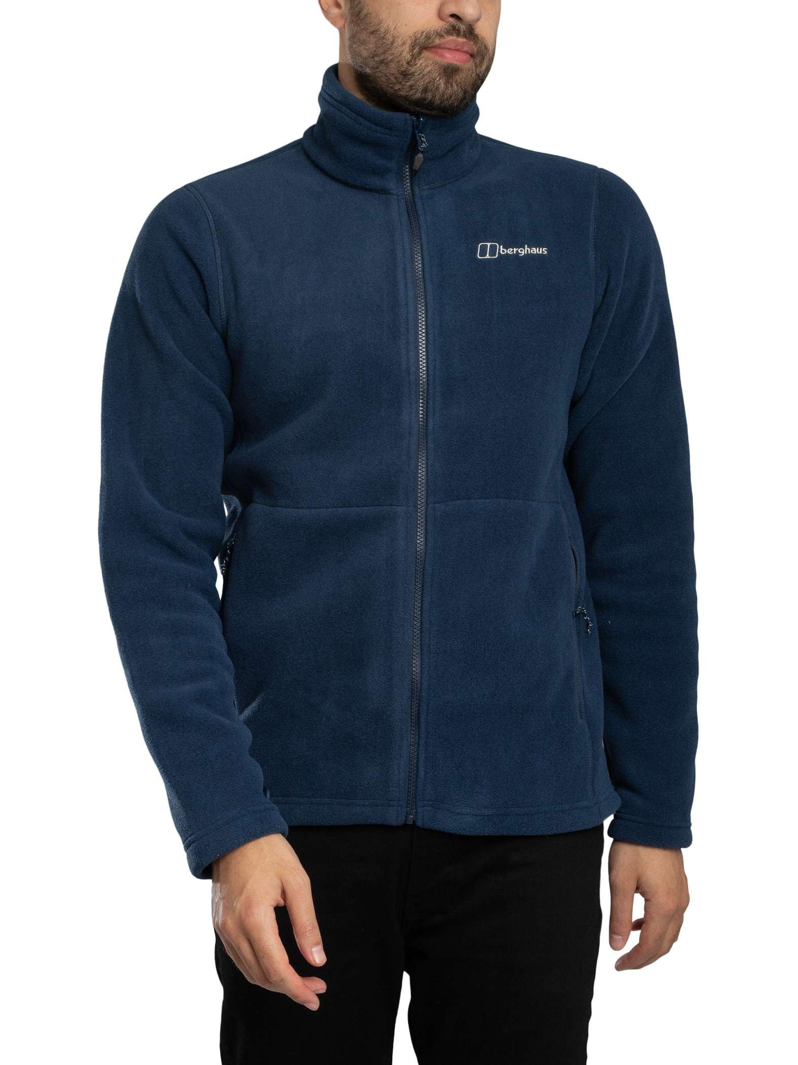 Berghaus Men's Prism Polartec Interactive Fleece Jacket | Added Warmth | Smart Fit | Durable Design Fleece Full Zip, Blue, S