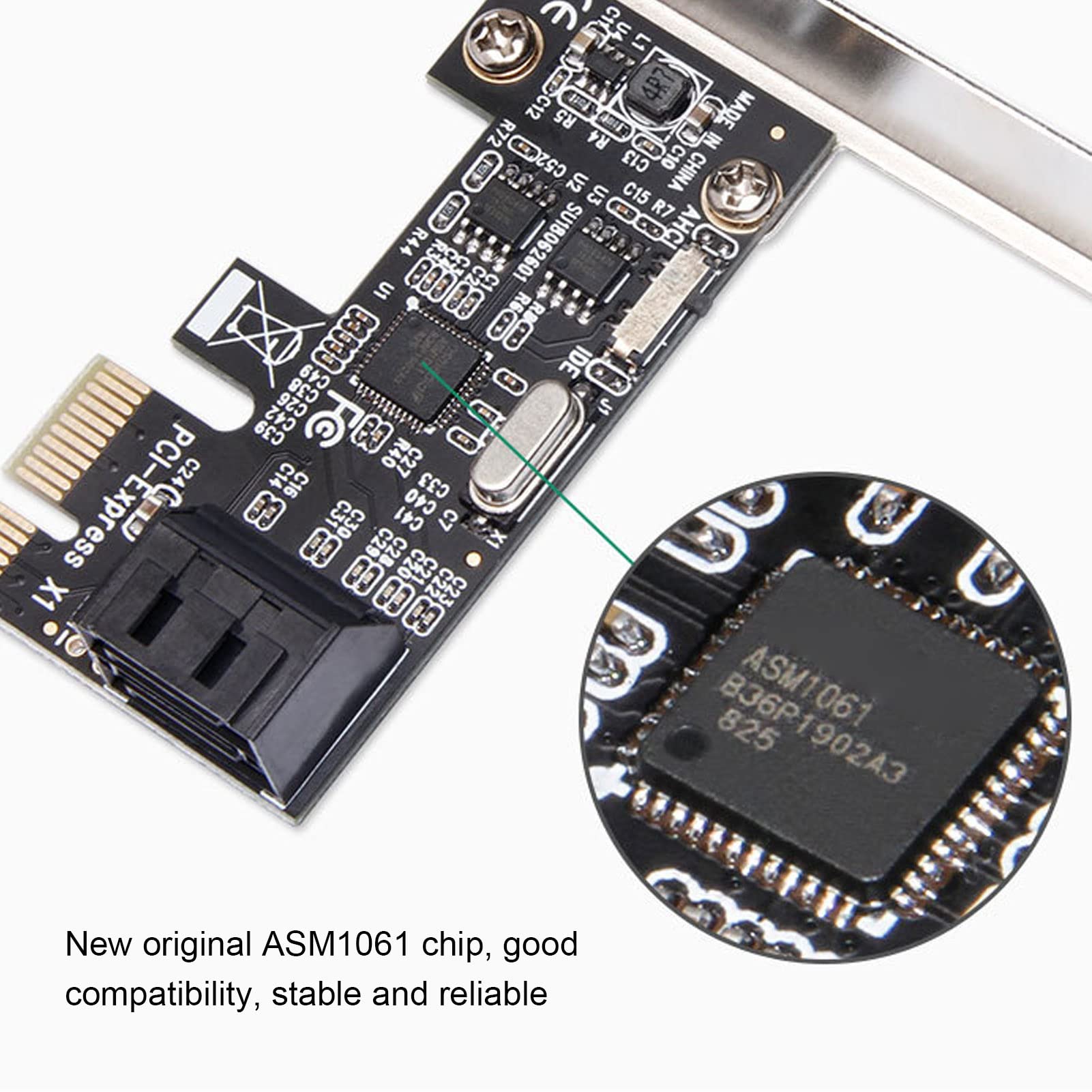 Karta rozszerzeń PCIE SATA 3.0, Karta rozszerzeń PCIE SATA Stabilność Bezpieczeństwa Karty Kontrolera dla Komputera
