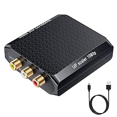 WENTER AV to HDMI Converter 1080P RCA to HDMI Adapter Mini Composite CVBS Audio Video Adapter Supports PAL
