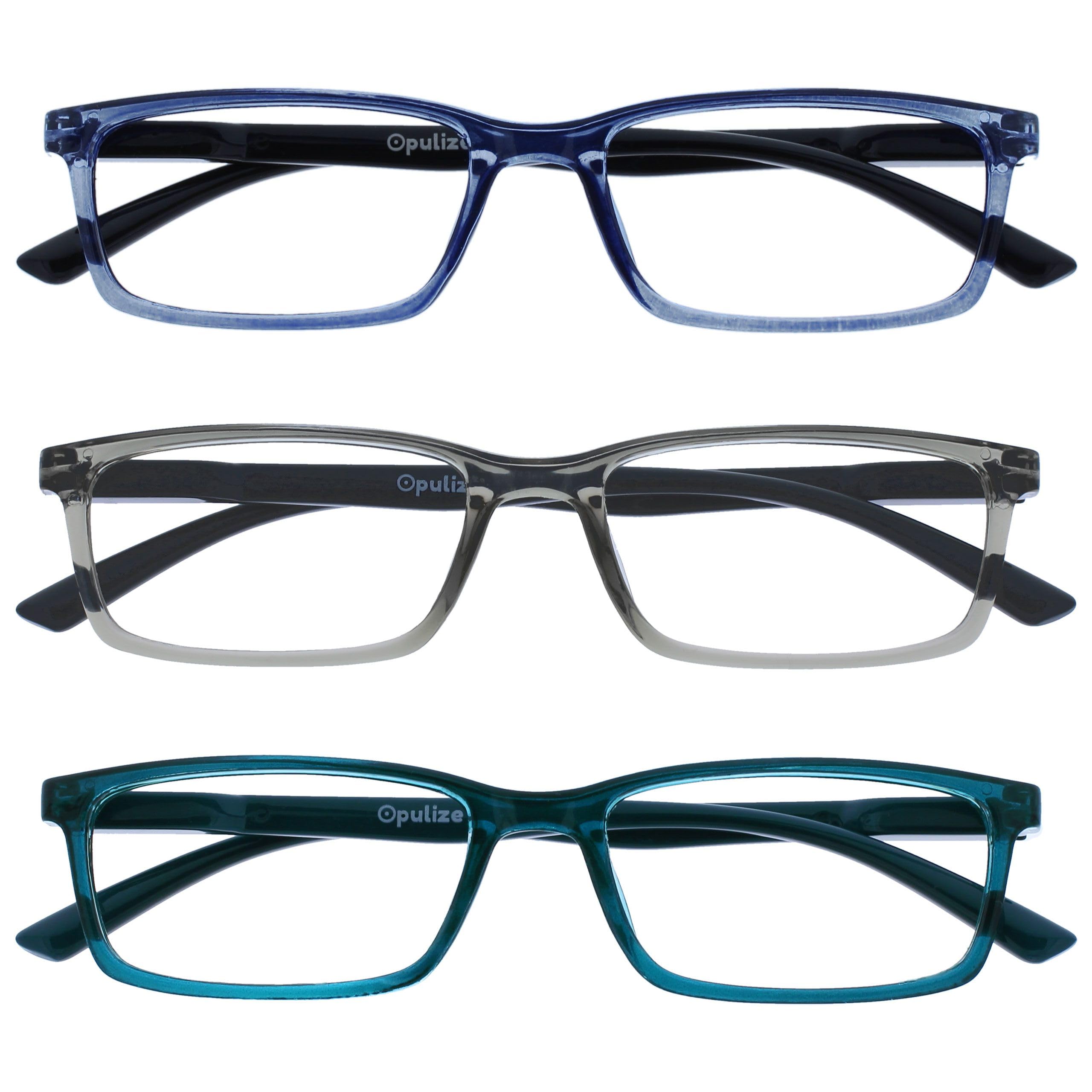 3 Pack - Blu / Grigio / Turchese