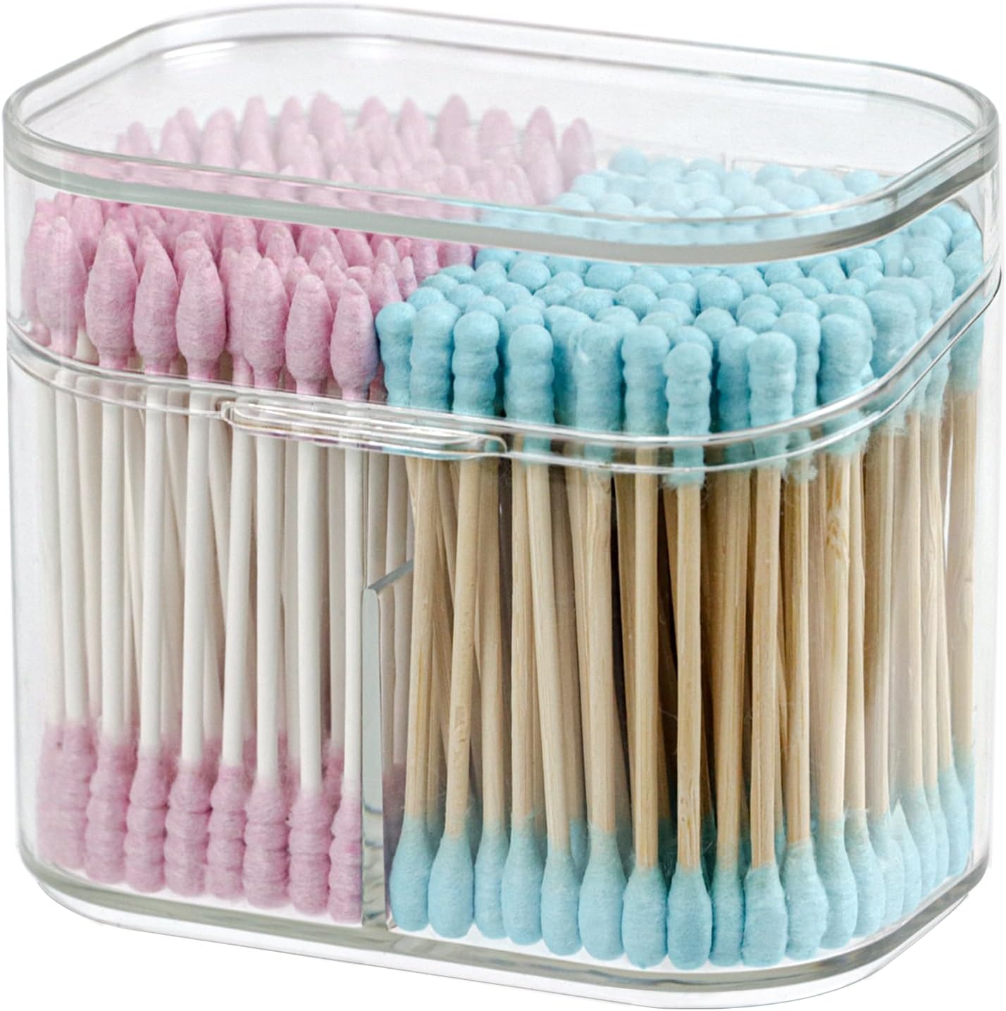 Clear Bathroom Organizer, 2-Size Essentials Set for Hail Accessories & Beauty Supplies,Cotton Swabs,Balls,Pads – Small Clear Plastic Canister Apothecary Jar Set, Vanity Makeup Storage Organizer (S) Clear Bathroom Organizer, 2-Size Essentials Set for Hail Accessories & Beauty Supplies,Cotton Swabs,Balls,Pads – Small Clear Plastic Canister Apothecary Jar Set, Vanity Makeup Storage Organizer (S)