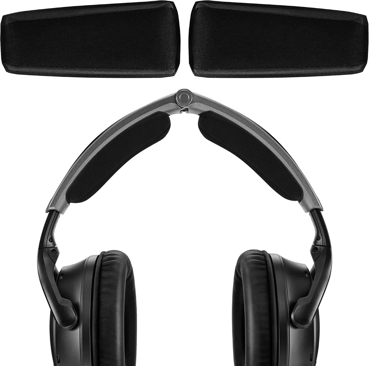 Geekria Mesh Fabric Headband Pad Compatible with Bose A30 Aviation Headphones, Replacement Band Repair Part (Black)