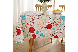 Floral Vinyl Tablecloth: The Perfect Table Cover for any Occasion