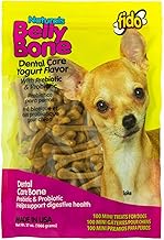 Fido - Belly Bones for Dogs, 100 Yogurt Flavor Mini Dog Dental Treats(100 Count) - Made in USA - For Extra Small Dogs - Plaque and Tartar Control for Fresh Breath, Digestive Health Support