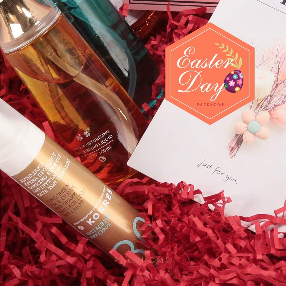 PACKHOME 1/2 LB Crinkle Cut Paper Shred Filler, White Shredded Paper for Gift Baskets, Crinkle Paper for Gift Wrapping: Arts, Crafts & Sewing