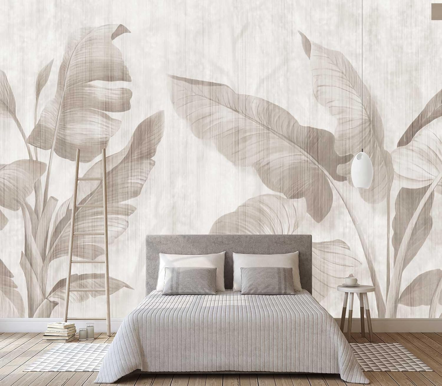 Cliouar-Retro Tropical Plants Wall Mural wallpaper-103 x 69"