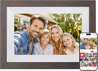 Ciowain 10.1" WiFi Digital Picture Frame, Smart Cloud, Frameo App