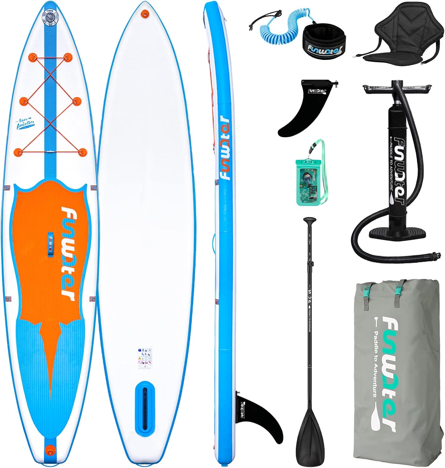 FunWater SUP Inflatable Stand Up Paddle Board UltraLight Inflatable