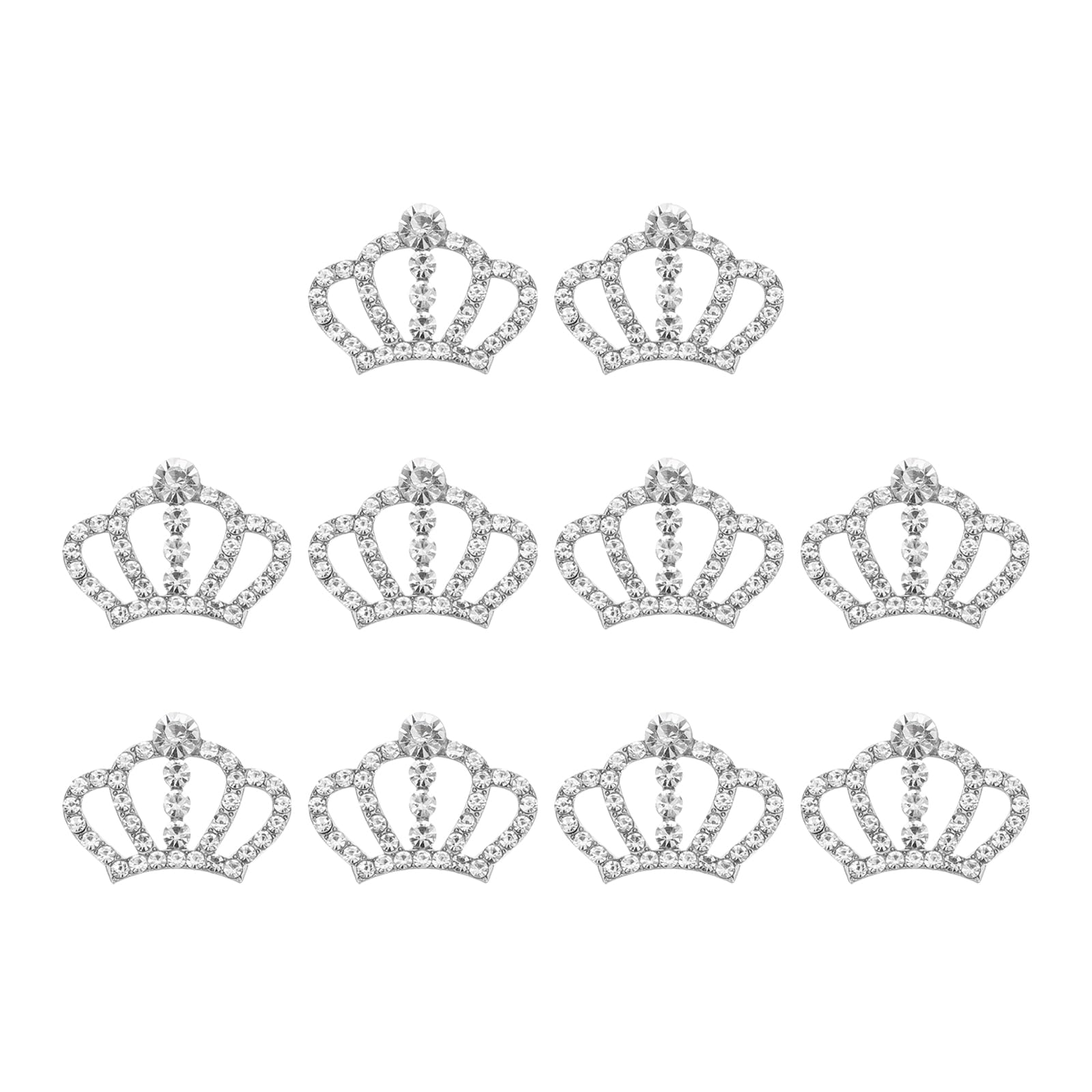 PATIKIL 10Pcs Crown Charms