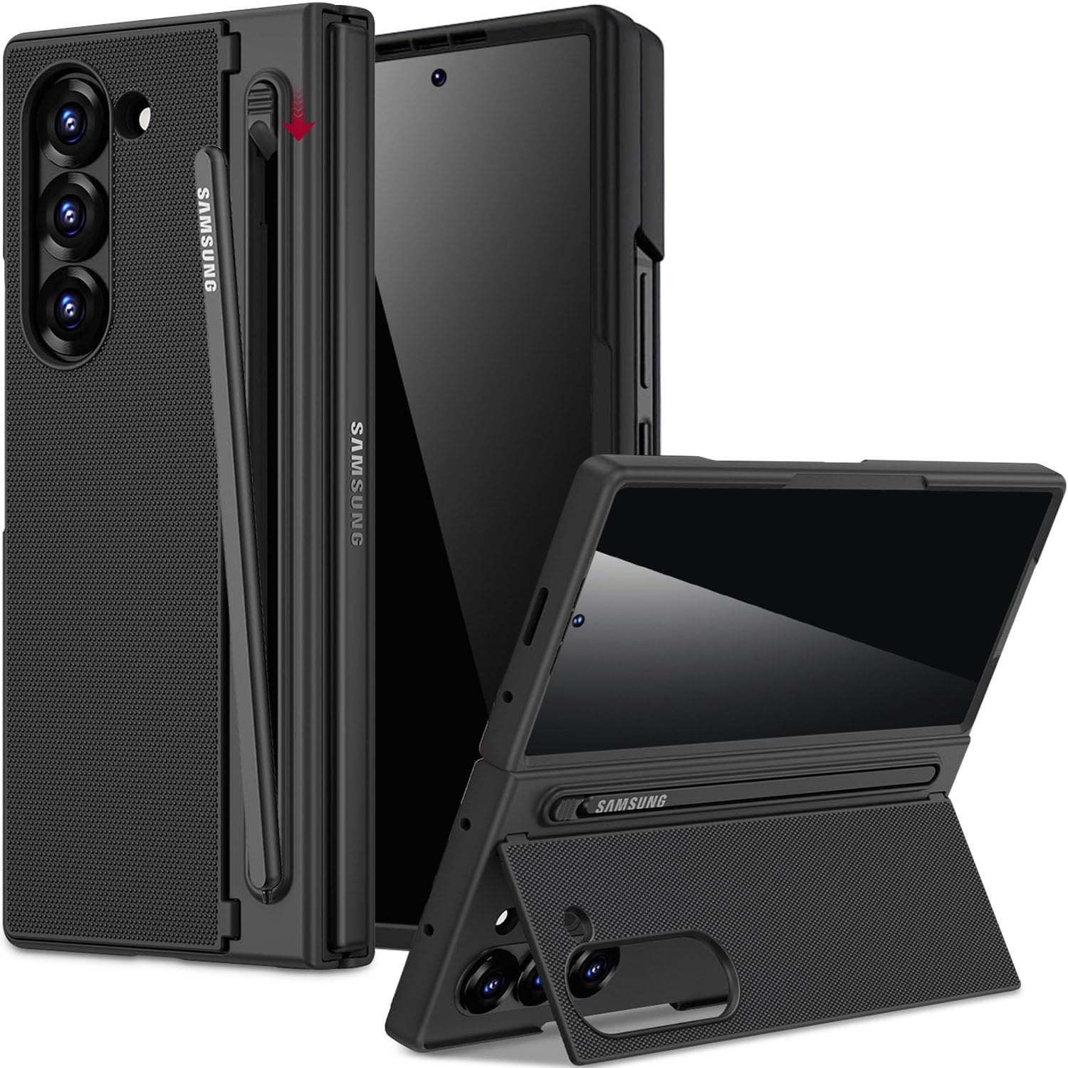 Amazon.co.jp: Miimall 対応 Galaxy Z Fold 5 ケース ペン付き Sペン