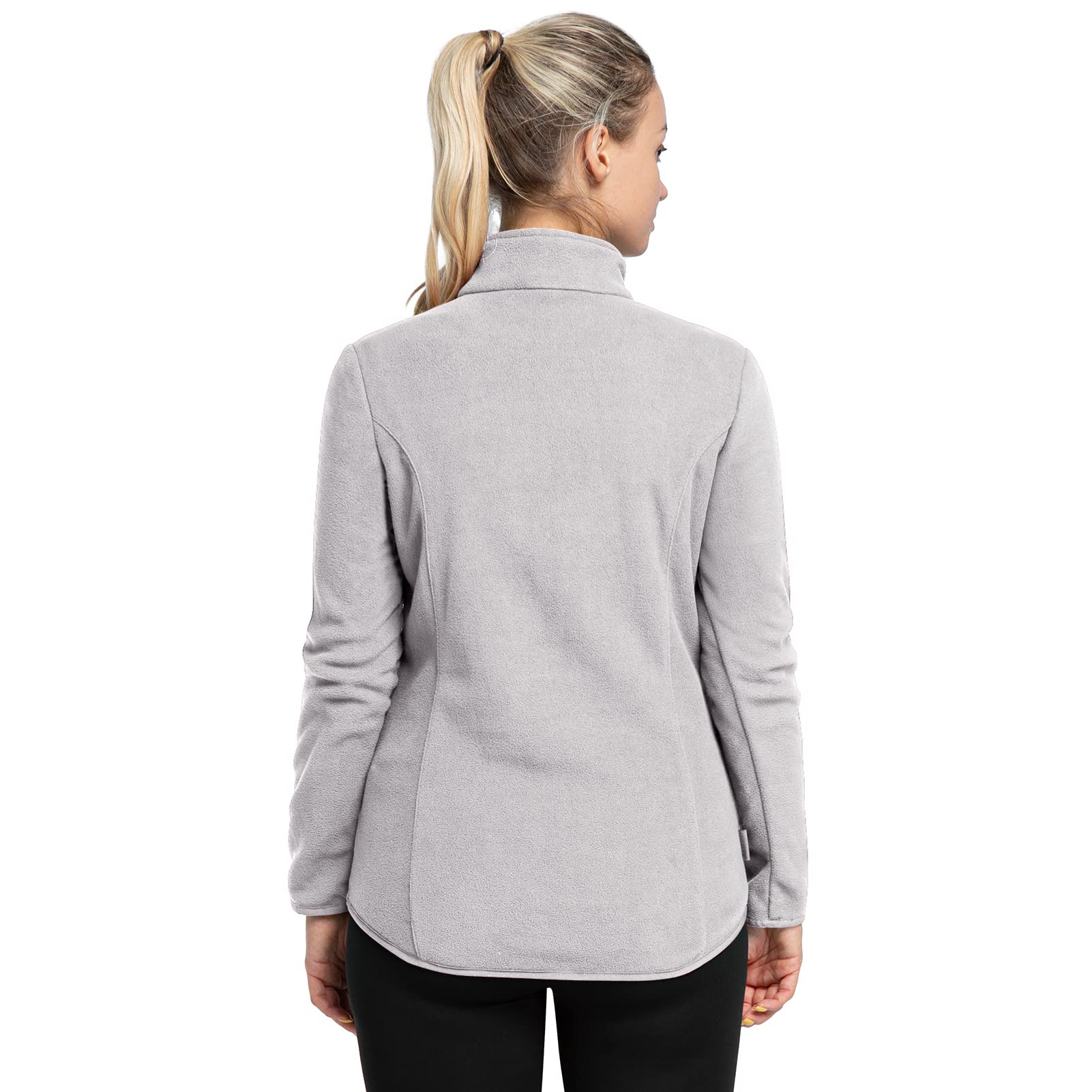 33,000ft Veste Polaire Femme 1/2 Zippé légère Chaude Manteau pour l’Hiver Sports Randonnée