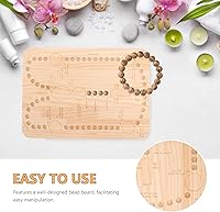 Vista 6 de EXCEART Tablero de cuentas ergonómico Herramientas de cuentas para hacer joyas DIY Tableros de cuentas para rosario