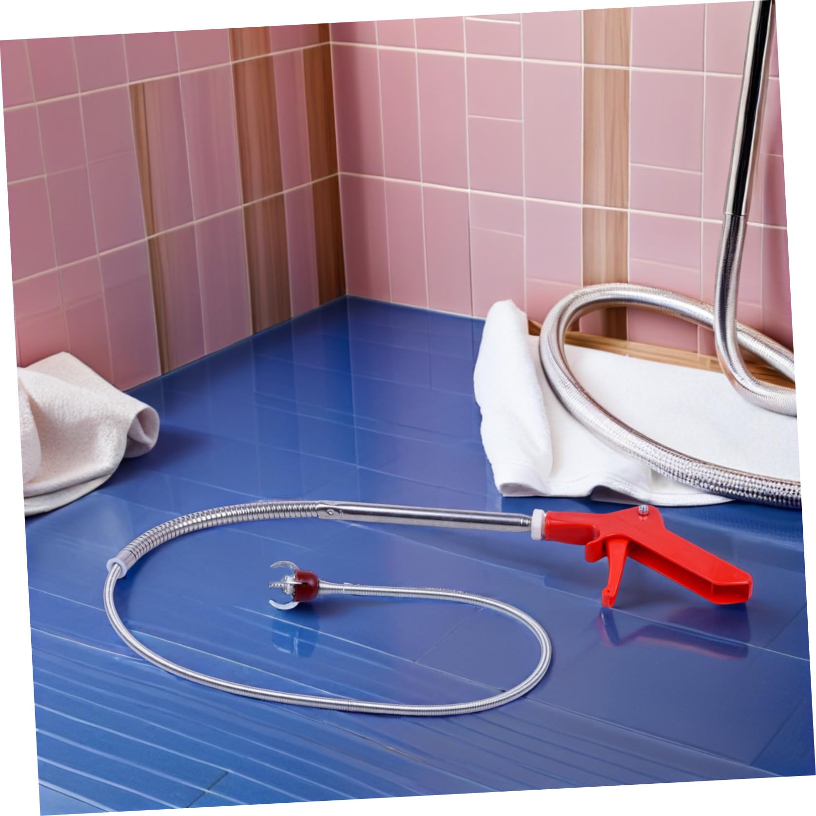 Luxshiny Déboucheur De Toilettes Flexible Griffe De Préhension Extra Longue Pour Déboucher Les Canalisations De Toilettes Et Éviers Récupération Objets Étrangers