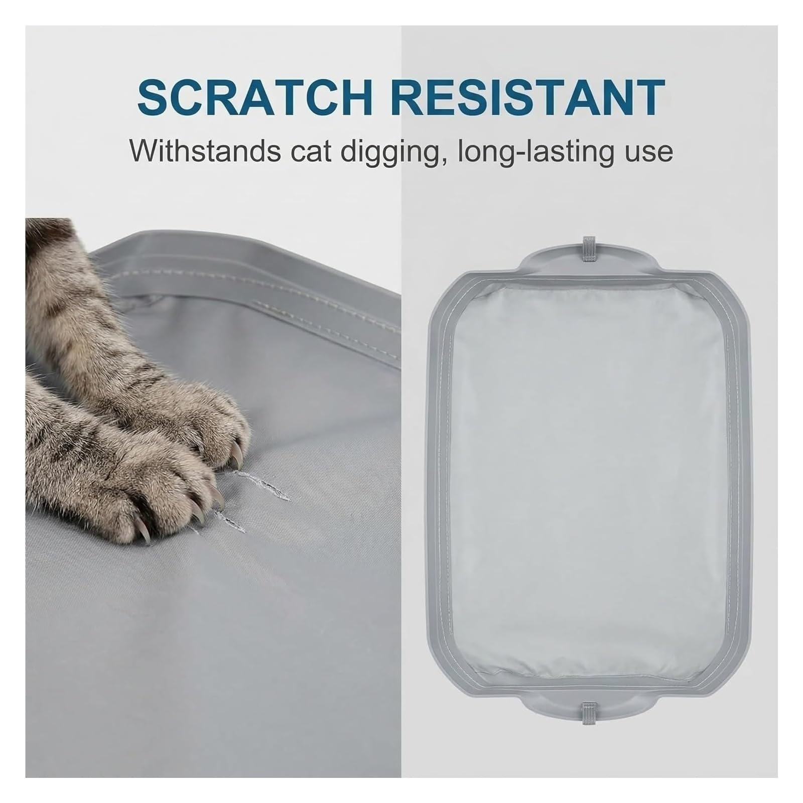 Ersatz Einlage fur 95L Katzenklo, wasserdichtes Gewebe | Weiche herausnehmbare Einlage fur automatische Katzentoilette, wasserdicht, leicht zu reinigen(Two Packs)