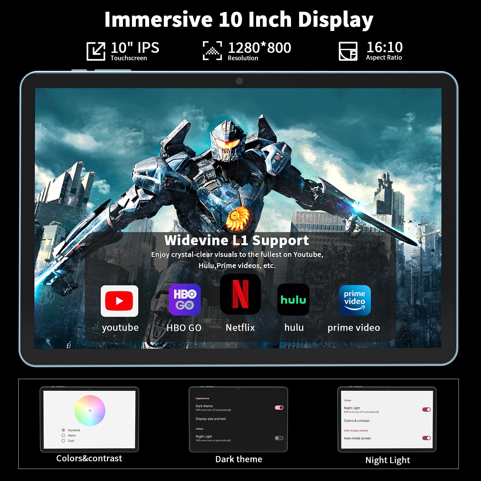 Android 15タブレット 24GB RAM+128GB ROM +2TB Amazon.com : Android Tablet with Keyboard,10 inch Android 15