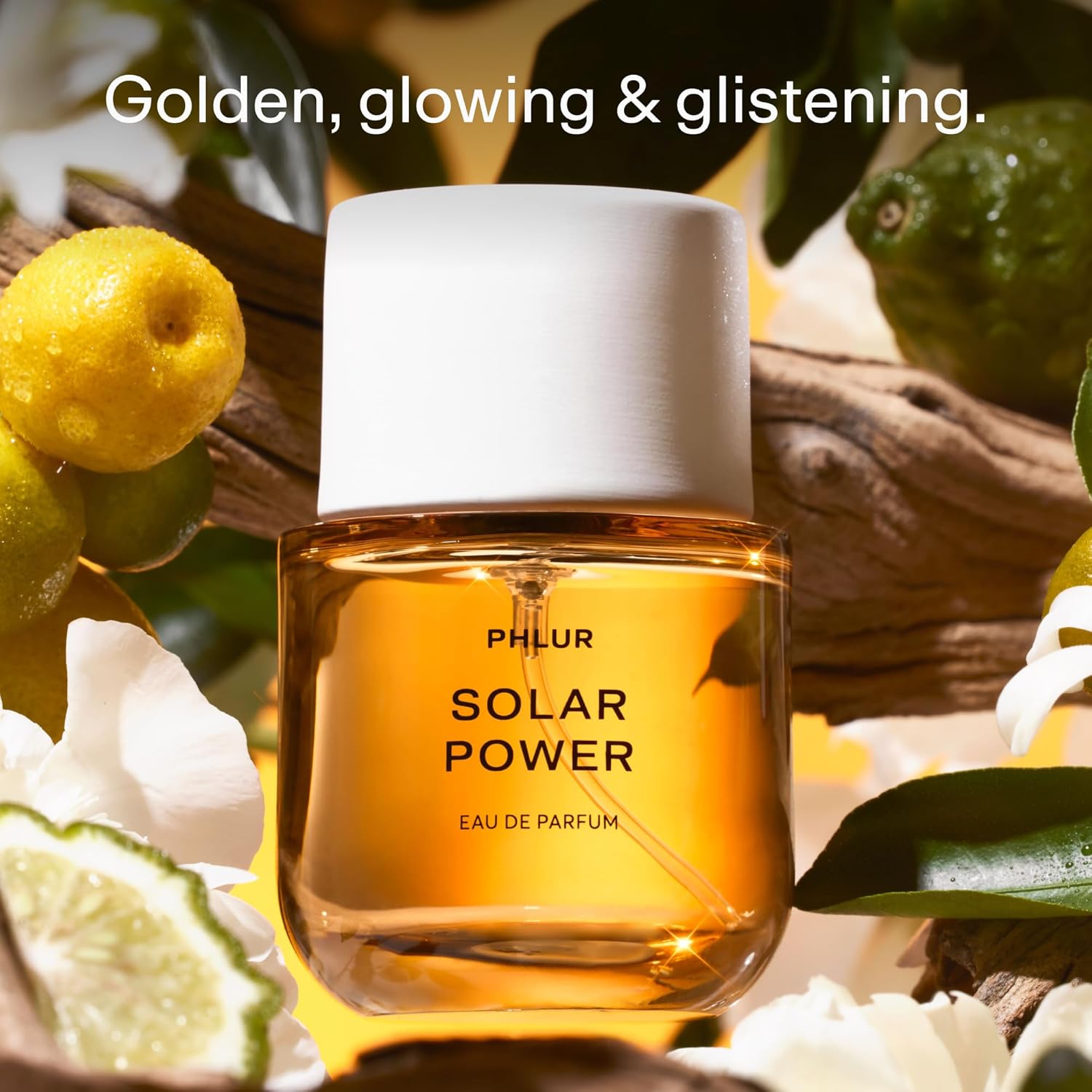 PHLUR Solar Power Eau de Parfum - Full Size Perfume Fragrance - Fruity Floral Perfume with Bergamot, Orange, Driftwood & Solar Musk (50mL) - Image 3
