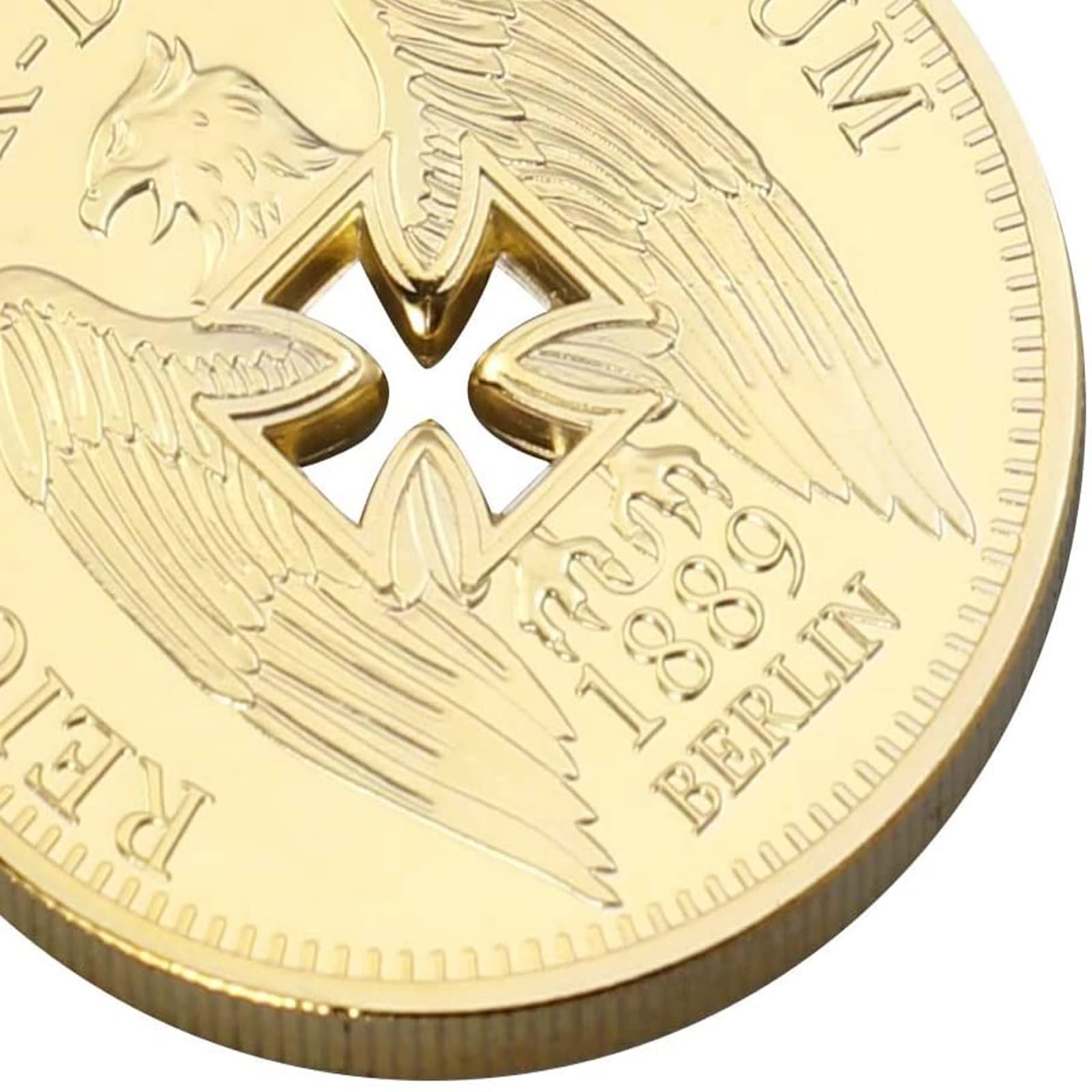 Moneda Conmemorativa Hueca Alemana, Moneda Conmemorativa de águila Cruzada, Monedas Coleccionables, Artesanías Retro