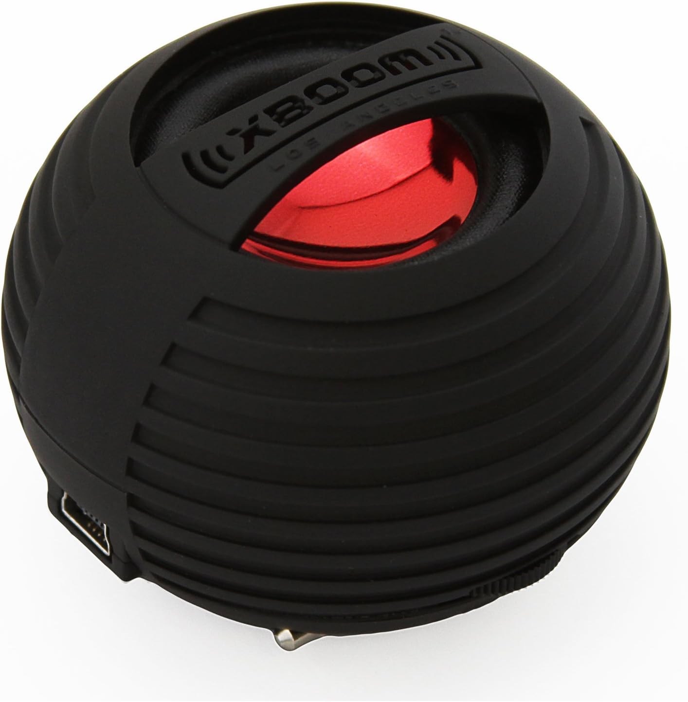 XBOOM Mini Portable Capsule Speaker with Rechargeable Battery and Enhanced Bass+ Resonator (Mini - Black) -1 pack