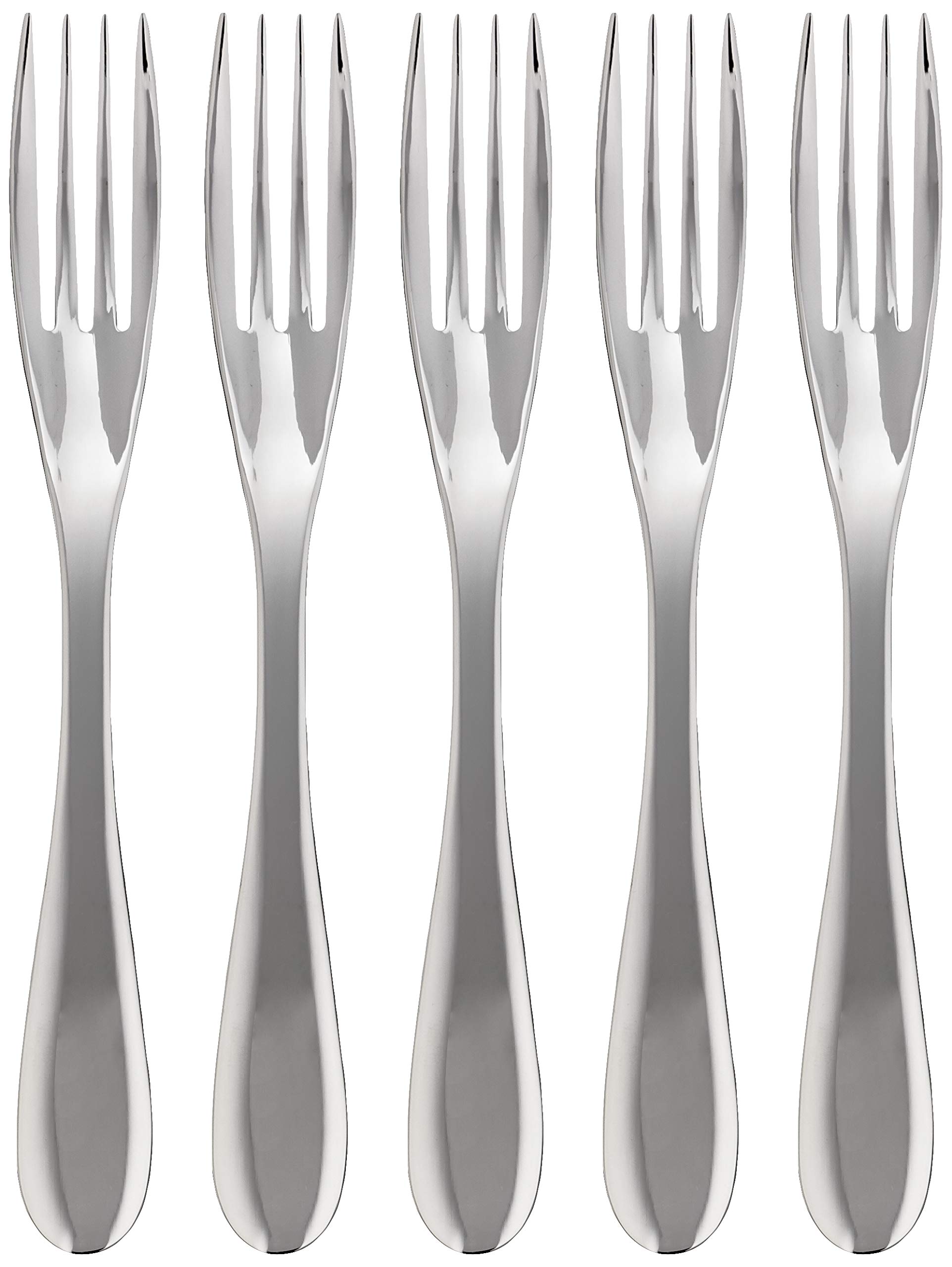 Alessi Eat.It WA10/2 - Tenedor de Diseño en Acero Inoxidable 18/10 Brillante, Set De 6