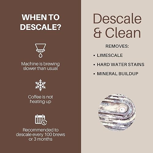 Miniatura 5 de Simply Good Coffee Descalcificador. Solución de descalcificación para cafetera. Líquido descalcificador universal. Máquina de café totalmente