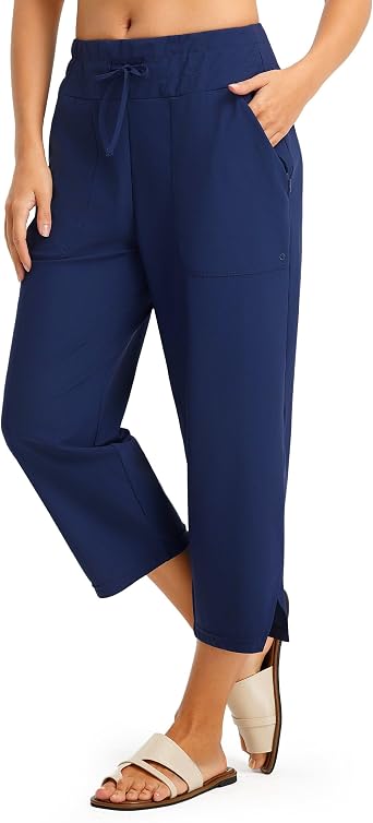 FitsT4 Sports Womens Swim Capris 21" UPF 50+ Beach Pants