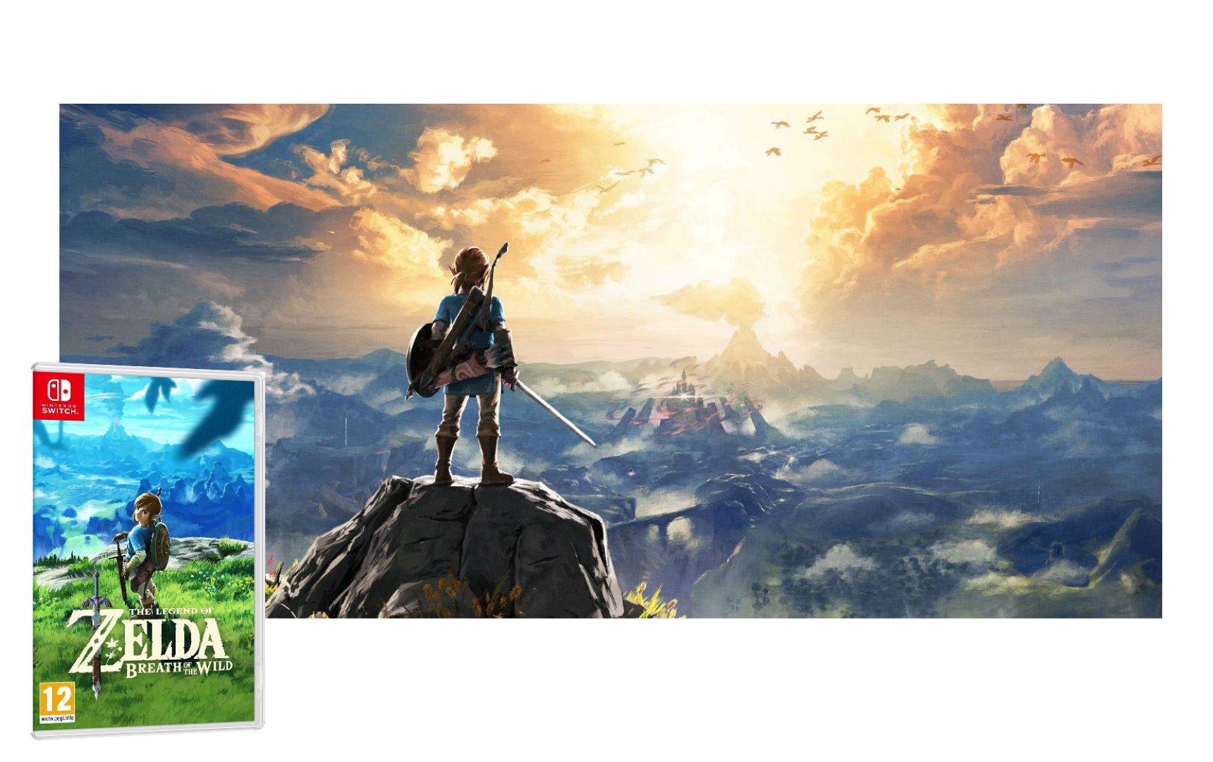 Tablets N2 + Mario Kart 8 Deluxe + Zelda: Breath of the Wild Rouge/Bleu Néon