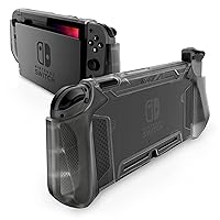 Vista 12 de Mumba - Funda compatible acoplable con Nintendo Switch, [Blade Series] de poliuretano termoplástico con agarre ergonómico y cómodo Negro