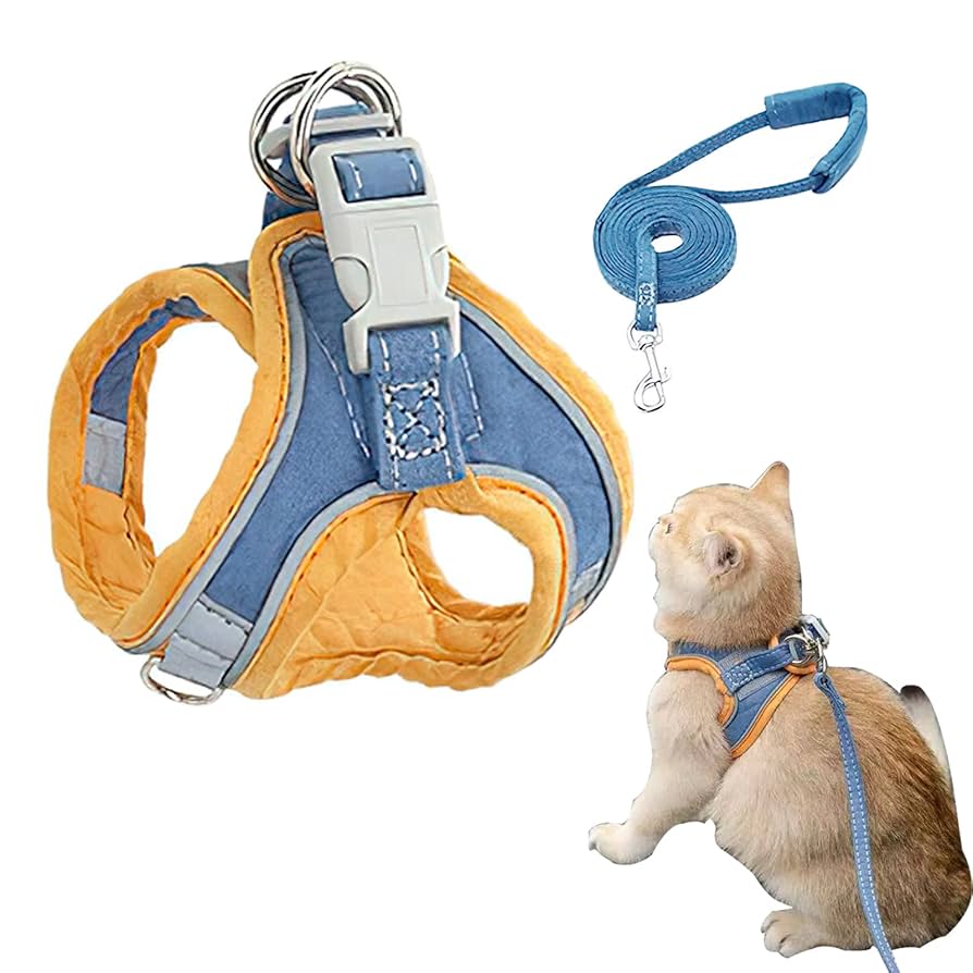 Amazon | 猫用 ハーネス 胴輪 猫具 ねこ ネコ 子猫 散歩 猫胴輪
