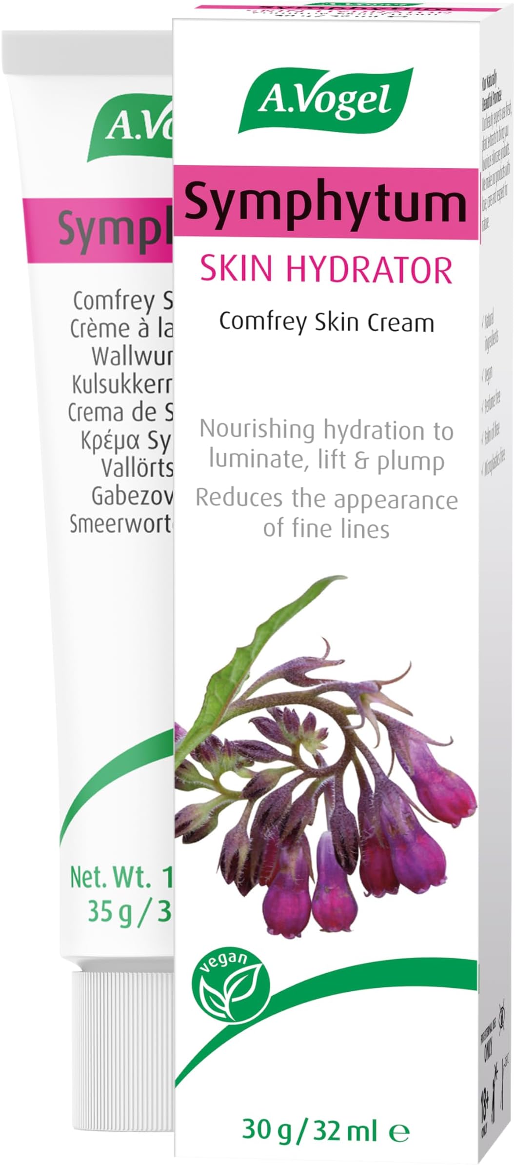 A.Vogel Comfrey Symphytum Cream | Day & Night Cream for Women & Men | Naturally Reduces the Appearance of Ageing, Fine Lines & Wrinkles | 30g