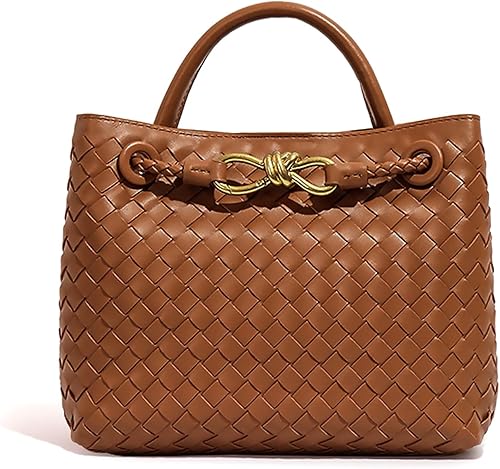 Woven Hobo Bags for Women Tote Bag, Woven Leather Shoulder Crossbody Bag Satchel Bag Woven Handbag Purses