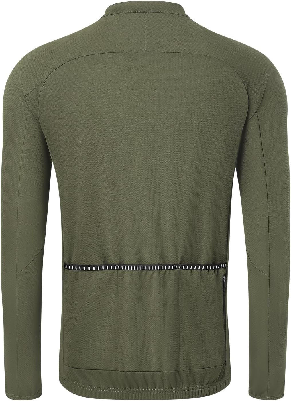 BERGRISAR Cycling Jersey Men Long Sleeves Half Zip Bike Jersey with Zipper Pocket Biking Bicycle Mountain Bike Shirt - Image 2