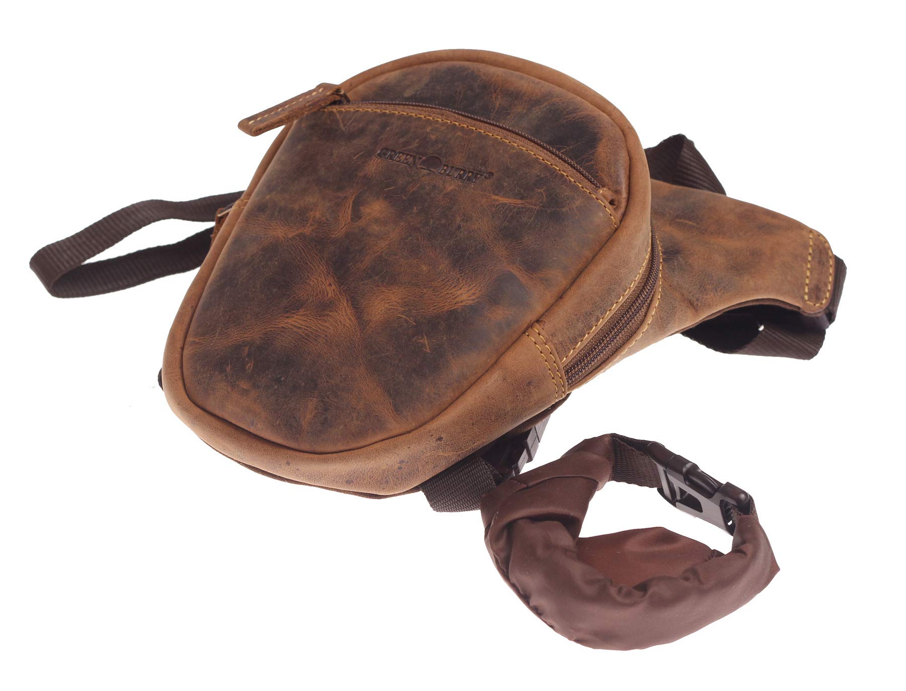 Greenburry Marsupio vintage in pelle 20 cm