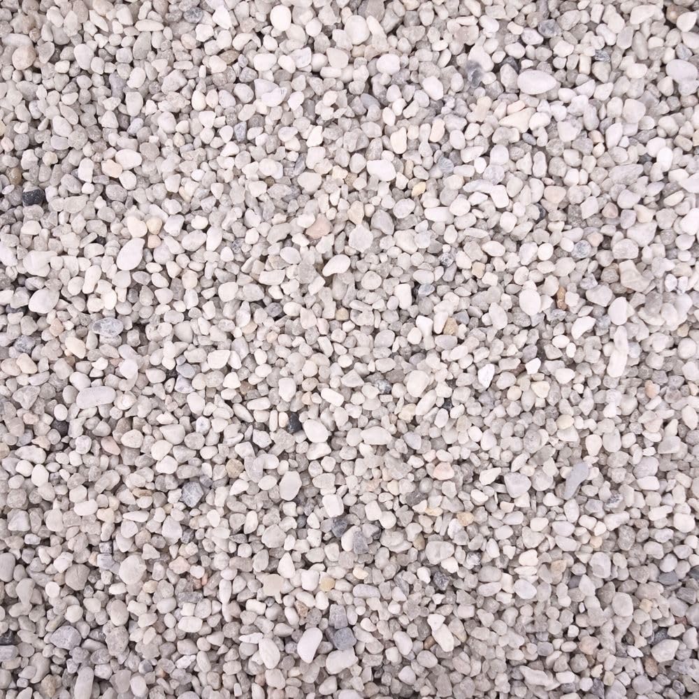 AquaOne Grava para acuario, 5 kg, grava para acuario, mediana, 2 – 5 mm, calidad premium, arena de cuarzo, grano fino, decoración de Aquascaping