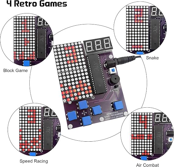 SMD Soldering Practice Kit, Electronics Welding Training Board with LED Feedback, Complete DIY Electronic Component Set for Hobbyists & Students (14+ Years)