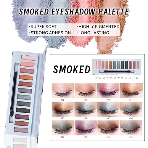 Miniatura 4 de YBUETE Juego de maquillaje, kit de maquillaje todo en uno para mujeres, regalo de maquillaje para mujeres adolescentes, base de sombra de ojos,