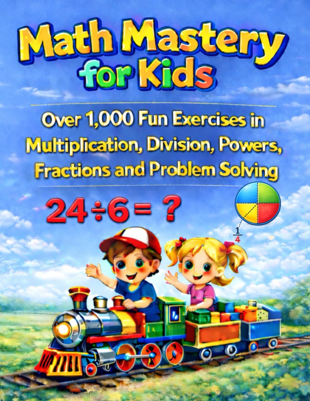 Math Mastery for Kids: Over 1,000 Fun Exercises in Multiplication, Division, Powers, Fractions and Problem Solving