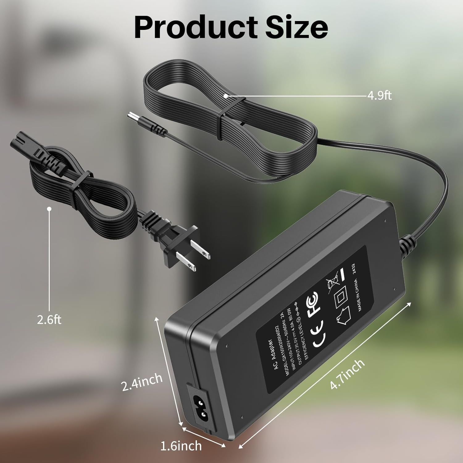 20V 4A AC/DC Adapter Power Supply for JBL Boombox Charger, Boombox 1, Boombox 2 Bluetooth Speaker by Harman MAIN-40911 JBLBOOMBOX JBLBOOMBOX2 Charger Replacement Power Cord - Image 8