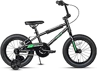 Vista 5 de 12 14 16 18 Inch Kids Bike BMX Style Bicycle with Training Wheels Coaster Brake for 2-10 Years Old Toddlers Boys Girls Multiple