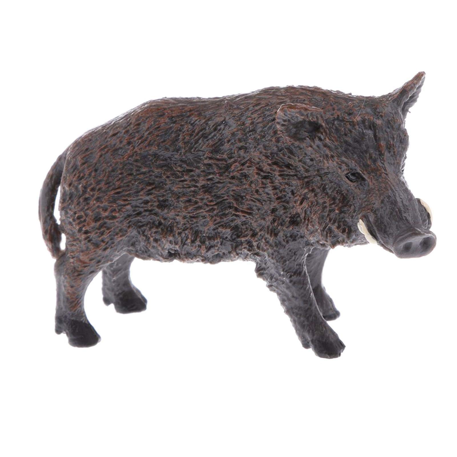Wild zwijn L 52cm - levensechte pluche dieren - Hansa Creation Benelux
